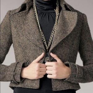 Cabi Moto Tween Cropped Jacket Style #638 - Size 10